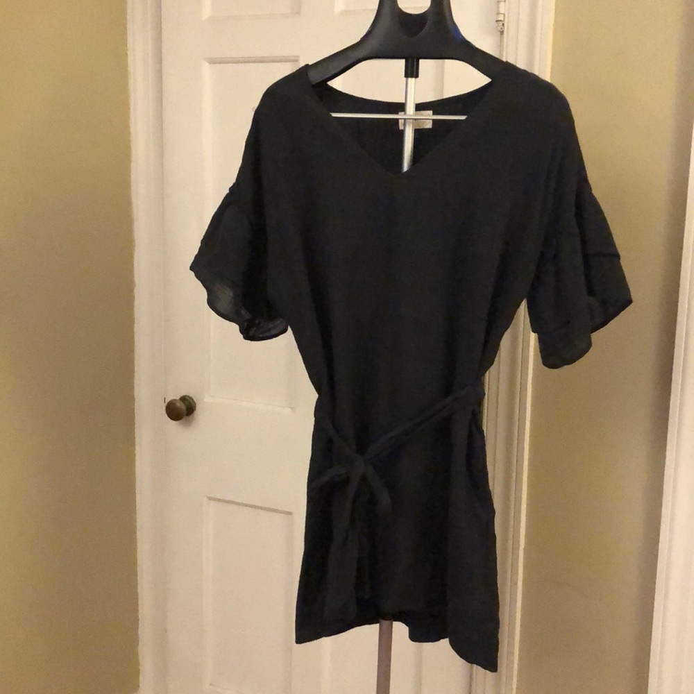 Gray cotton dress